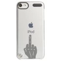 CRYSTOUCH6MAINDOIGT - Coque rigide transparente pour Apple iPod Touch 6G avec impression Motifs doigt d'honneur