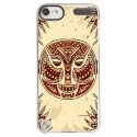 CRYSTOUCH6MASQUEAFRICAIN - Coque rigide transparente pour Apple iPod Touch 6G avec impression Motifs masque africain