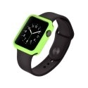 DEVIATPUWATCH42VERT - Coque souple Devia pour Apple Watch 42 mm coloris vert