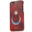 COVTURKEYSTRASSIP5NO - Coque Crystal Strass turkey flag avec des cristaux Swarovski iPhone 5