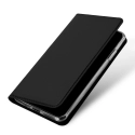 DUX-FOLIOIP11NOIR - Etui iPhone 11 noir avec rabat latéral aimant invisible et coque souple