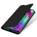 DUX-FOLIONOTE10LITE - Etui Galaxy Note 10 Lite noir fin avec rabat latéral aimant invisible et coque souple
