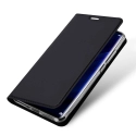 DUX-FOLIOP40LITE5G - Etui Huawei P40 Lite 5G noir fin avec rabat latéral aimant invisible et coque souple
