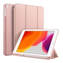 DUX-OSOMIPAD102ROSE - Etui iPad 10.2 rose Dux OSOM avec coque intérieure souple et rabat articulé