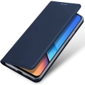 DUX-REDMI12BLEU - Etui Xiaomi Redmi 12 fin coloris bleu avec rabat latéral aimant invisible et coque souple