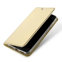 DUX-ZD552KLGOLD - Etui Zenfone 4 Selfie PRO ZD552KL gold fin avec rabat latéral aimant invisible et coque souple