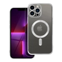 ELECTRO-IP13PMAXSILVER - Coque pour iPhone 13 Pro Max avec système MagSafe et protection lentilles coloris gris argent
