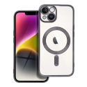 ELECTRO-IP14NOIR - Coque pour iPhone 14 avec système MagSafe et protection lentilles coloris noir