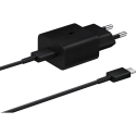 EP-T1510NOIRCABLE - Chargeur secteur Fast-Charge USB origine Samsung EP-T1510 noir avec câble USB-C