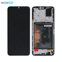 FACE-HONORX7NOIR - Ecran complet Honor-X7 coloris noir Vitre + LCD + Châssis + batterie
