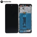 FACE-MOTOE32S - Ecran complet origine Motorola pour Moto E32s Vitre tactile et dalle LCD sur chassis