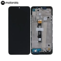 FACE-MOTOG50 - Ecran complet origine Motorola pour Moto G50 Vitre tactile et dalle LCD sur chassis GRIS