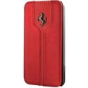 FEMTFLBKPMRE - Etui Ferrari Monte Carlo cuir rouge rabat latéral iPhone 5C FEMTFLBKPMRE