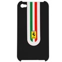 FESTRAD-IP4-NO - coque rigide noire Ferrari pour iPhone 4