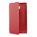 FLIPCOVNOKIAXROUGE - Etui folio à rabat latéral ultra fin pour Nokia X coloris rouge