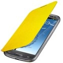 FLIPCOVS3JAUNE - Etui à rabat latéral jaune Samsung Galaxy S3 i9300