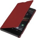 FLIPCOVXPZ2ROUGE - Etui à rabat latéral rouge pour Sony Xperia Z2