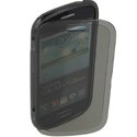 FLIPGELFUMS3MINI - Etui Gel rabat fumé et tactile pour Galaxy S3 Mini i8190