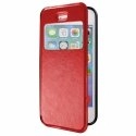 FOLOVIEWIP5ROUGE - Etui Slim Folio View articulé rouge stand pour iPhone 5s
