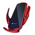 FORCELL-HS1ROUGE - Support ventouse avec charge sans fil et fixation smartphone motorisée coloris rouge HS1 de Forcell