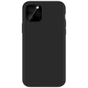 FP-PAVONEIP15 - Coque souple iPhone 15 en silicone noir mat 