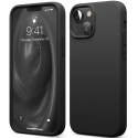 GEL-IP13MININOIR - Couple iPhone 13 Mini souple flexible coloris noir mat