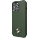 GUHCP13LS4LA - Coque Guess Silicone iPhone 13 Pro coloris vert pin