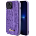 GUHCP15SPSFDGSU - Coque souple iPhone 15 Guess collection Sequin Violet (paillettes/strass)