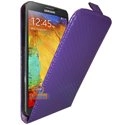HCARBONNOTE3VIO - Etui Carbone violet pour Samsung Galaxy Note 3