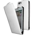 HPRIME-IP5-BLA - Etui Prime cuir blanc pour iPhone 5
