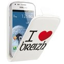 HPRN2TRENDCOEURBREIZ - Etui à rabat coeur rouge I Love Breizh Samsung Galaxy Trend
