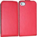 HSLIMLUXY-IP5-ROU - Etui Slim Luxy cuir rouge pour iPhone 5