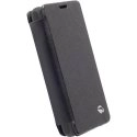 KRUMALMOXPE1NOIR - Etui à rabat latéral Krusell MALMO pour Sony Xperia E1 coloris Noir fermeture magnétique