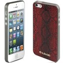 KUBXLABSNAKEROUGE - Coque Kubxlab effet peau de serpent rouge iPhone 5