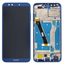 LCDCHAS-HONOR9LITEBLEU - Ecran complet Honor 9 Lite Vitre tactile + LCD sur châssis bleu