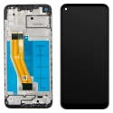 LCDCHASS-M11 - Ecran complet pour Samsung Galaxy M11 avec chassis coloris noir