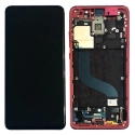 LCDCHASSIS-MI9TROUGE - Face avant Chassis LCD et Surface Tactile Xiaomi MI9T / 9T PRO coloris rouge