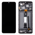 LCDCHASSIS-REDMI12C - Ecran complet Xiaomi Redmi 12c sur chassis coloris noir