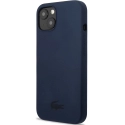 LCHCP13MSV - Coque officielle LACOSTE pour iPhone 13 série silicone liquide coloris bleu mat