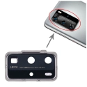 LENSFRAME-P40PROSILVER - Vitre appareil photo Huawei P40 PRO verre + carde métal gris silver