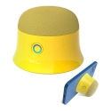 MILI-MAGSOUNDJAUNE - Mini enceinte sans fil Bluetooth Mili Mag-Soundmate compatible fixation MagSafe jaune