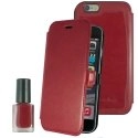 MLPAK0007 - Pack féminin Etui iPhone 6s et vernis à ongles couleur rouge