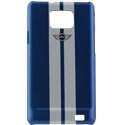 MNHCGSSTNA - Coque Mini racing bleue et blanche pour Samsung Galaxy S II I9100