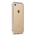 MOSHI-BUMPLUXIP7GOLD - Coque Bumper iPhone 7 Moshi iGlaze Luxe aluminium gold et entourage gel