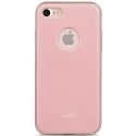 MOSHI-IGLAZEIP7ROSE - Coque iPhone 7 iGlaze de Moshi rose avec intérieur antichoc