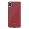 MOSHI-IGLAZIPXSMROUGE - Coque iPhone XS-Max iGlaze de Moshi rouge avec contour métal