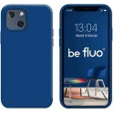 MOX-FLUOIP13BLEUFONCE - Coque souple Be Fluo coloris Bleu marine pour iPhone 13
