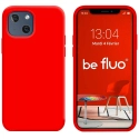 MOX-FLUOIP13ROUGE - Coque souple Be Fluo coloris rouge pour iPhone 13