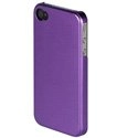 MOXCOVALU-IP4S-VIO - Coque aluminium Violet pour iPhone 4 iPhone 4S