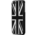 MOXCOVALUUK-IP5-NO - Coque MOXIE aluminium brossé noir drapeau UK pour Apple iPhone 5s
